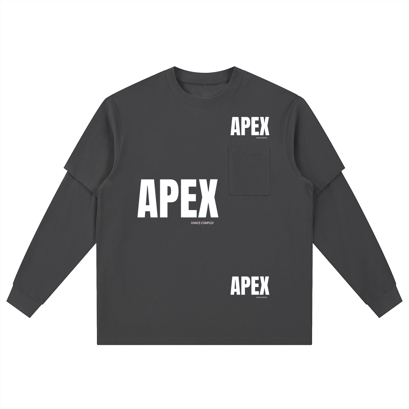 Layered Long Sleeve Oversized Tee