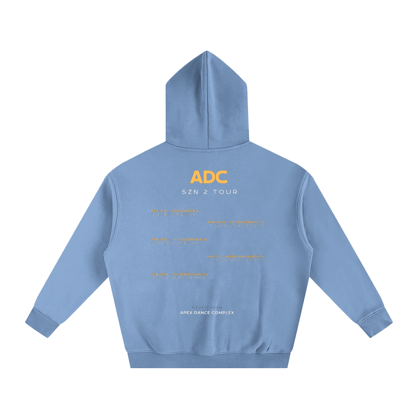 SZN 2 TOUR Oversized Fleeced Hoodie