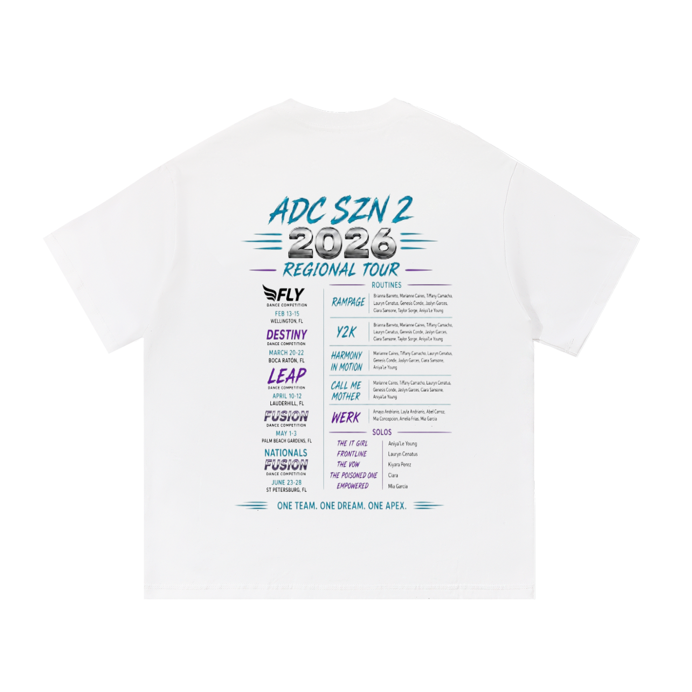 NATIONAL SZN 2 TOUR SHIRT