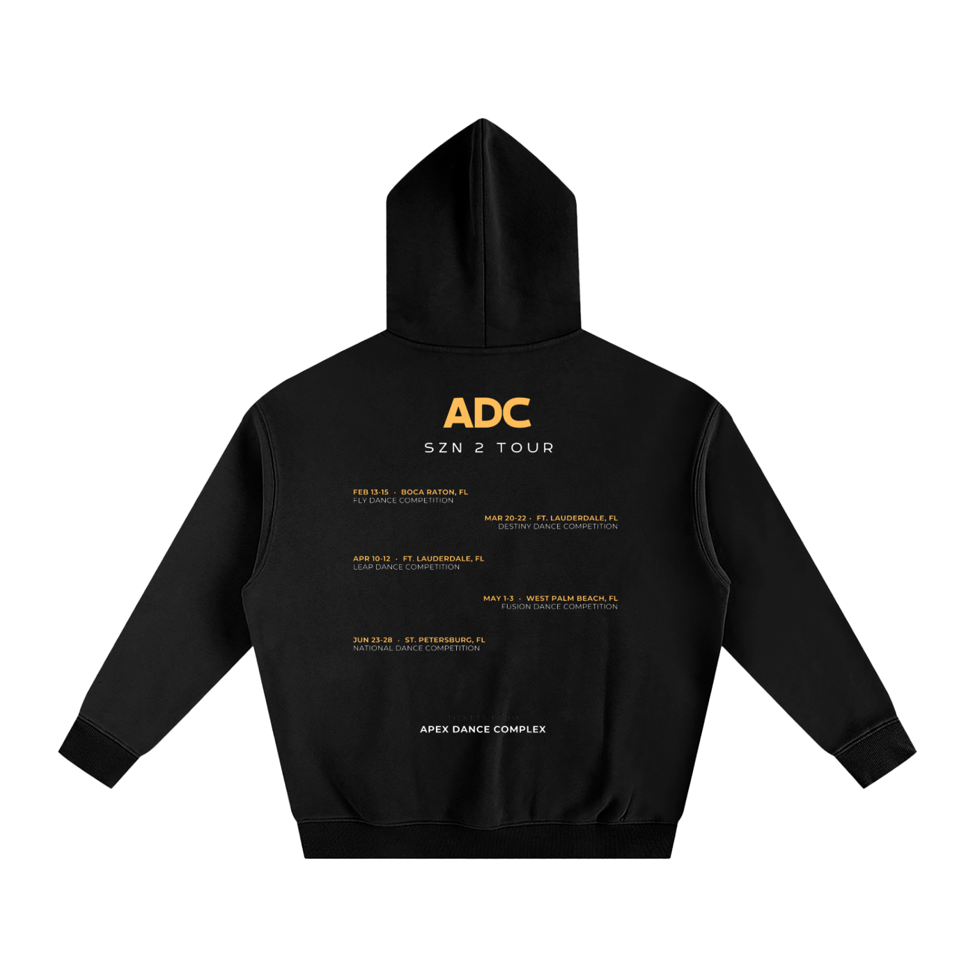 SZN 2 TOUR Oversized Fleeced Hoodie