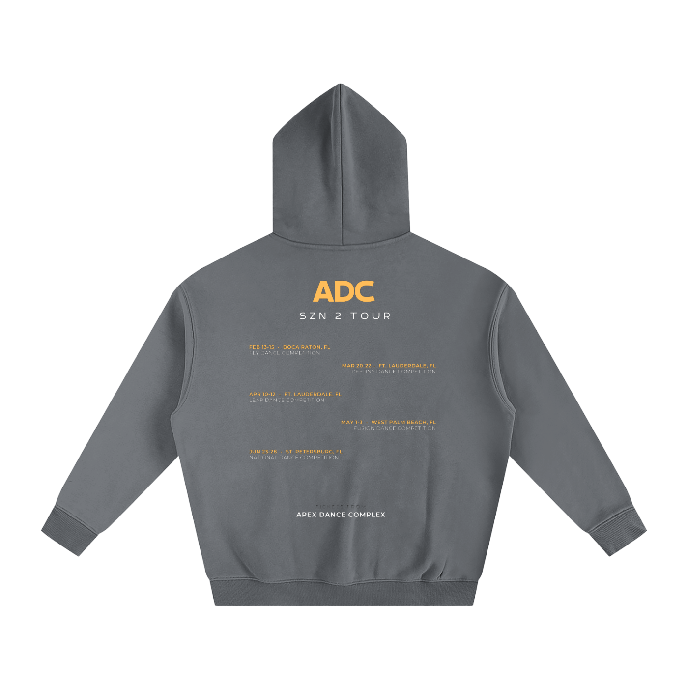 SZN 2 TOUR Oversized Fleeced Hoodie