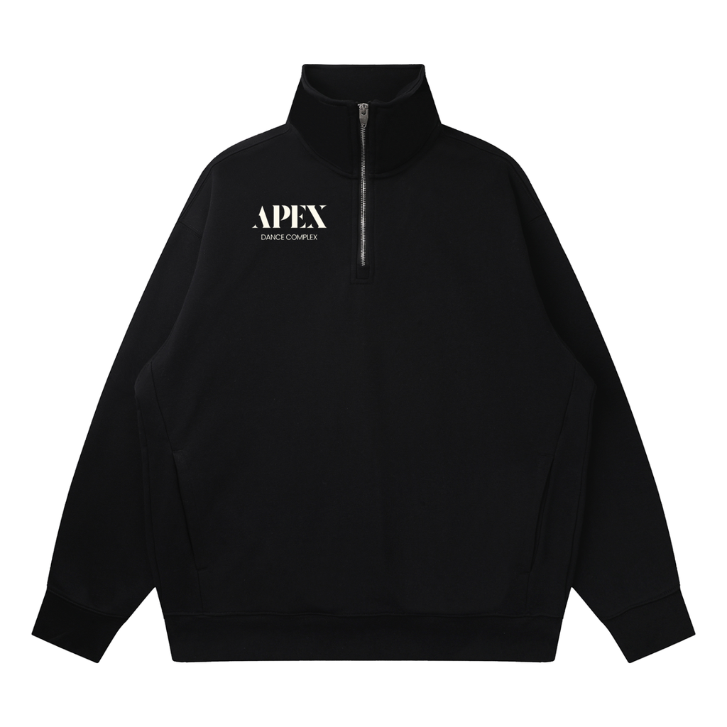 Quarter-Zip Drop Shoulder Sweatshirt