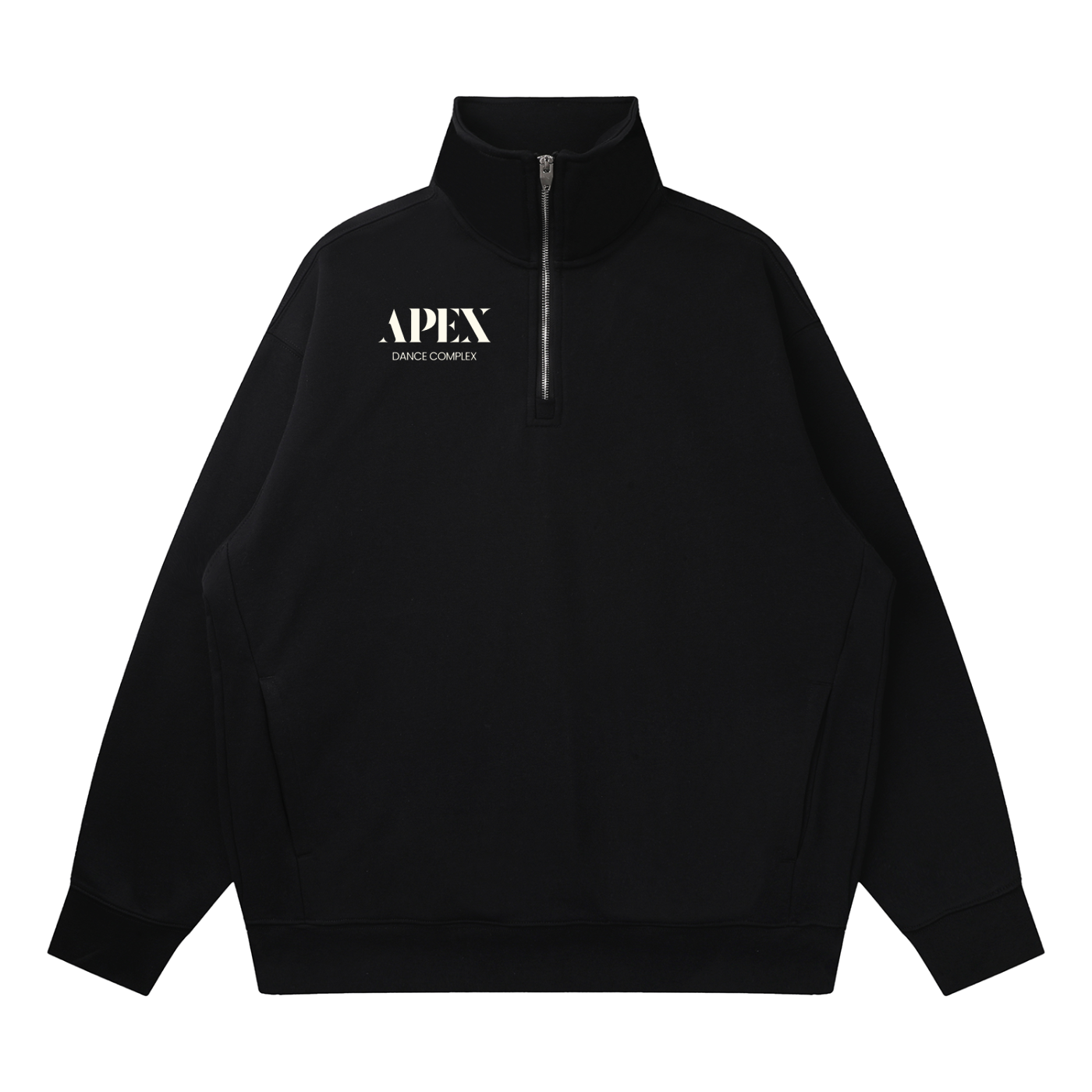 Quarter-Zip Drop Shoulder Sweatshirt