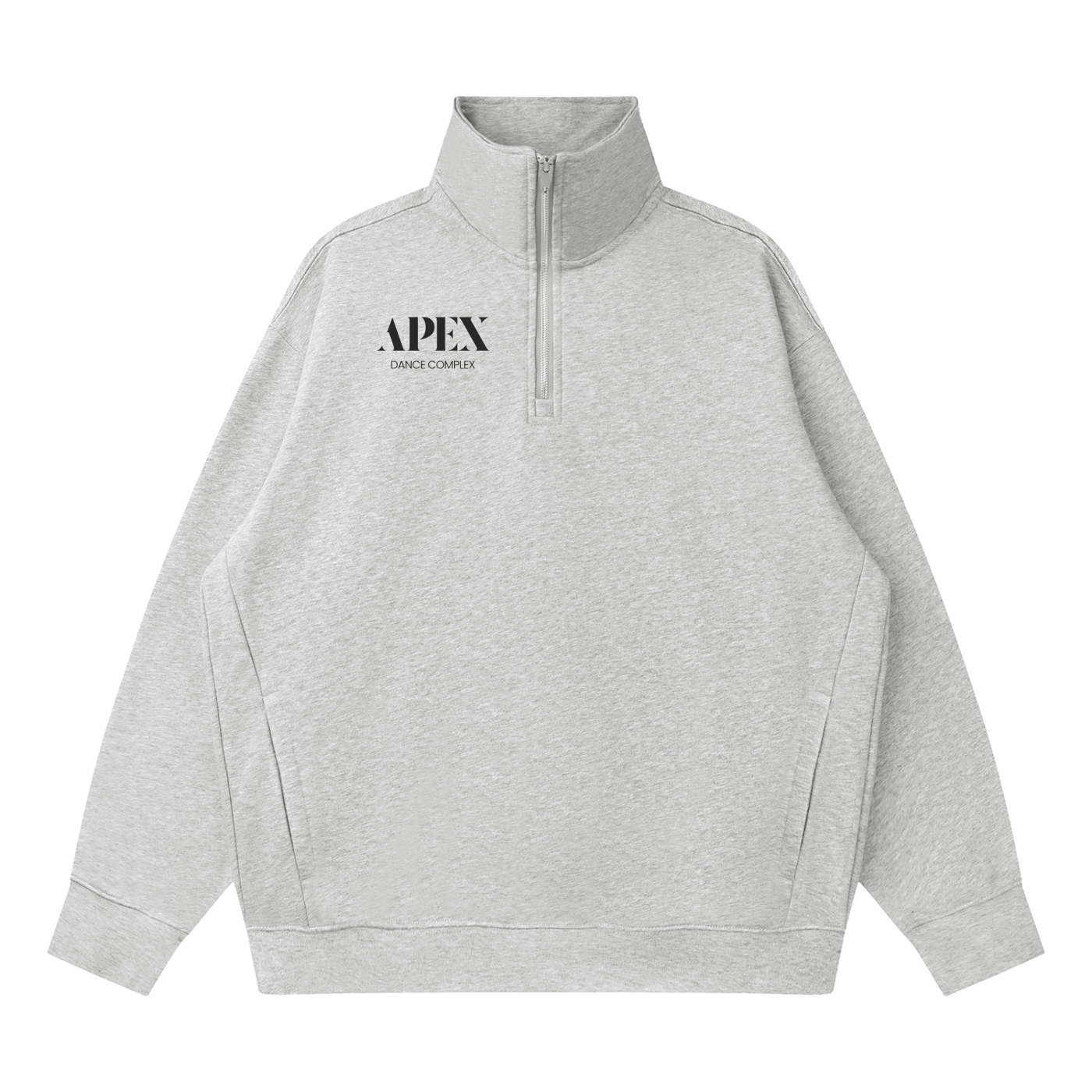 Quarter-Zip Drop Shoulder Sweatshirt