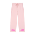 Solid Color Straight-Leg Sweatpants