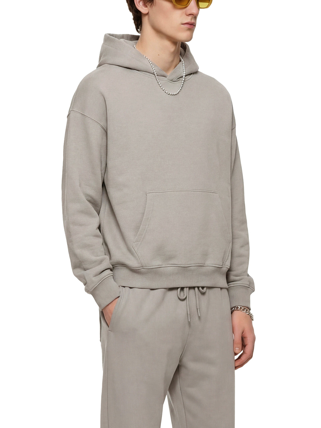 Essential Boxy Heavyweight Drop-Shoulder Hoodie